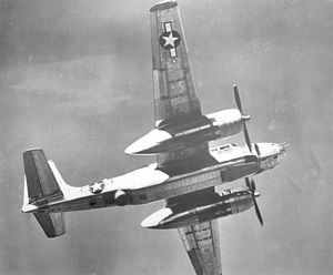 Douglas A-26C In Flight