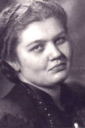 Maya Konstantinovna Fayermann in 1950