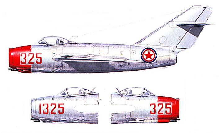 MiG-15bis flown by Yevgeny Pepelyayev, 1951-52