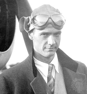 Hughes as a young aviator