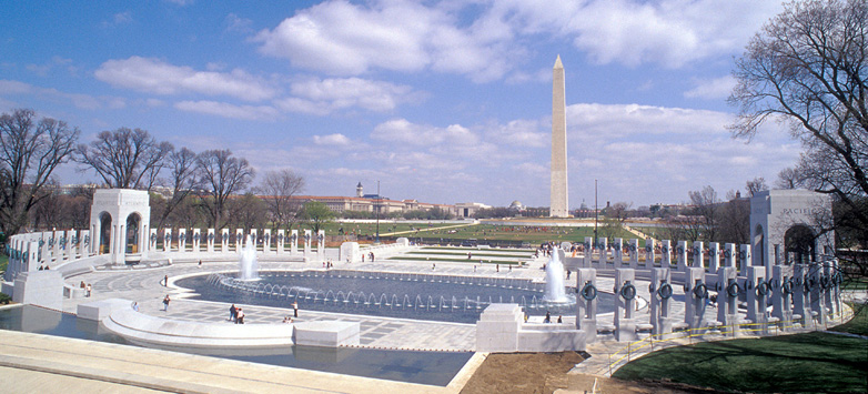 National WWII Memorial Washington, DC. The World War II 
